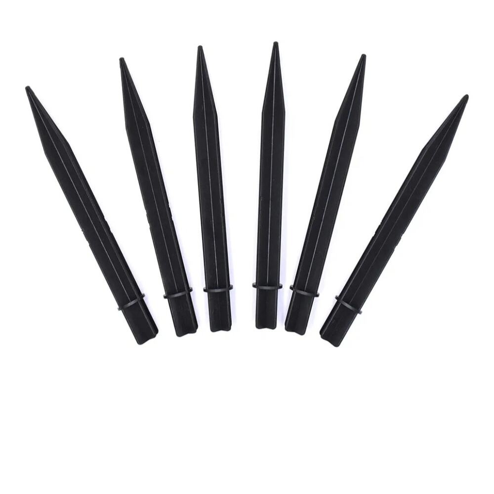 6-Pack 8.25" Replacement Ground Spikes – Heavy-Duty Plastic Stakes for Outdoors